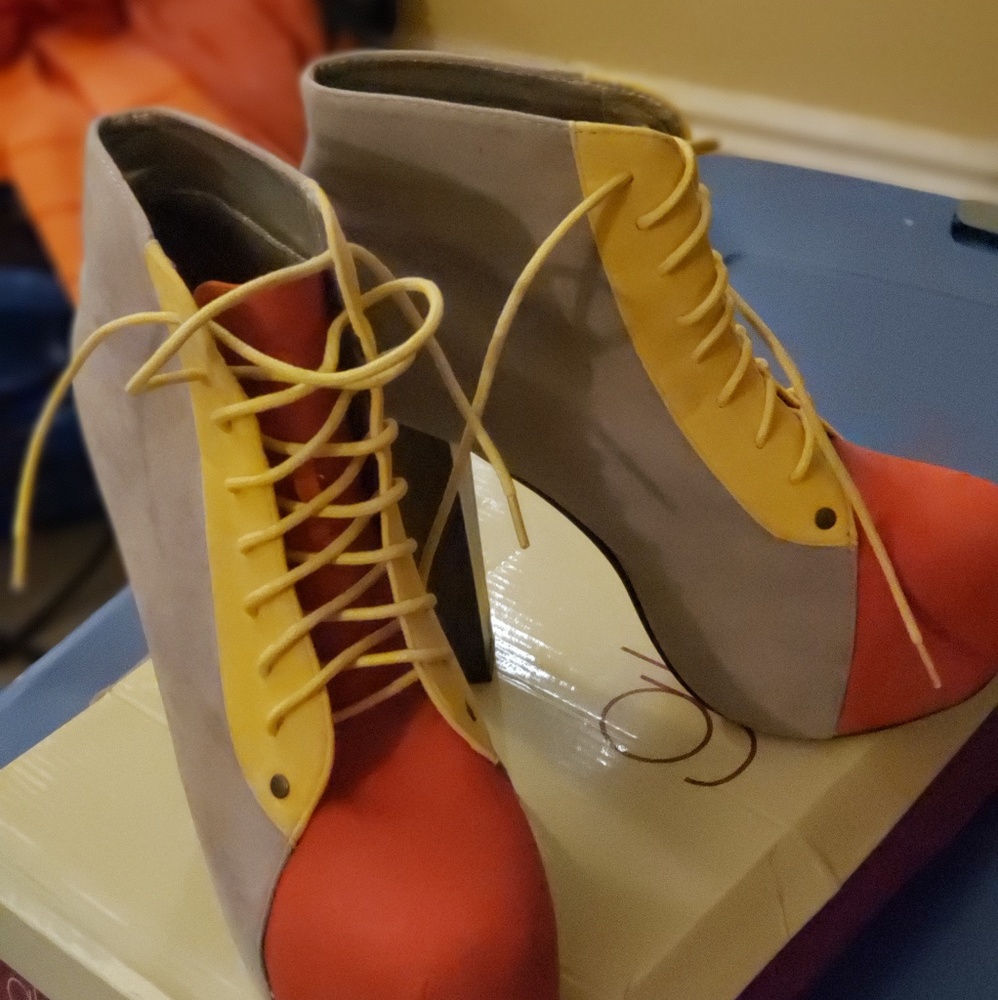 Platform booties